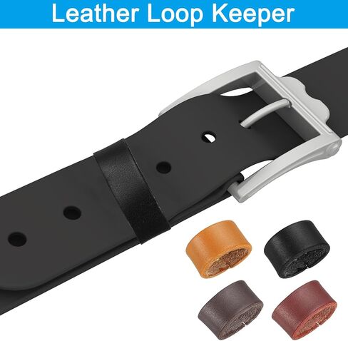 PATIKIL Leather Loop Keeper, Leather Loops Belt Keeper Loops Retainer Straps Replacement, in Saudi Arabia