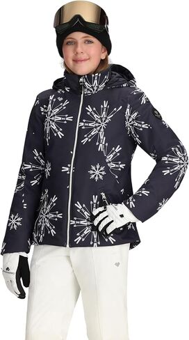 Obermeyer Girls Rylee Print Ski Jacket, Insulated and Waterproof with Extended Wear System in Saudi Arabia