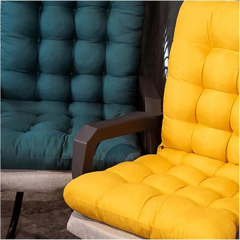 seat Cushions for Kitchen Chairs Summer Recliner Rocking Sofa Cushions Solid Color Soft and Comfortable Thickened Desk Chair Cushion(Gray) in Kuwait