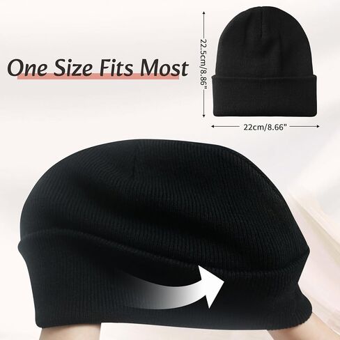 PFFY Satin Lined Beanie for Women Silk Lining Soft Winter Hats Reduce Frizz Knit Beanies Warm Skull Cap in Saudi Arabia