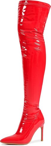 fereshte Women's Thigh High Boots, Pointy Toe Stiletto High Heel Over The Knee Boots, Fashion Comfy Sexy in Saudi Arabia