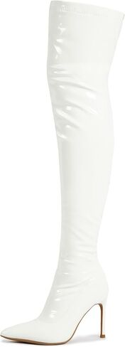 fereshte Women's Thigh High Boots, Pointy Toe Stiletto High Heel Over The Knee Boots, Fashion Comfy Sexy in Saudi Arabia