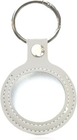 Sobriety Coin Holder Keychain - Premium Leather AA Coin Case - Fits Recovery Chips Medallions Challenge Coins - Double Sides Display Sober Affirmation Token Case Sobriety Gifts (Purple) in Saudi Arabia