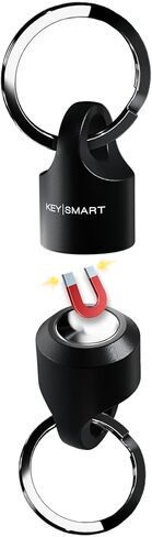 KeySmart MagConnect Magnetic Key Holder for Purse, Key Chains for Car Keys - Detachable Key Ring Quick Release Keychain in Saudi Arabia