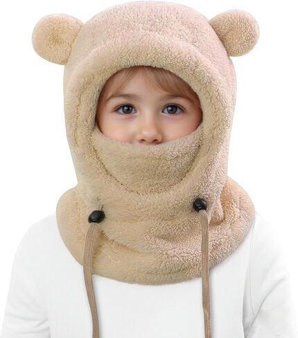 Jastore Kids Ski Balaclava for Boys Girl Winter Hat for Kids Toddle Warm Balaclava Hood Neck Scarf in Saudi Arabia