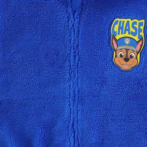 سترة بغطاء للرأس من Paw Patrol Nickelodeon Chase Boys بسحاب من الشيربا مع أذنين للأطفال الصغار والكبار in Kuwait