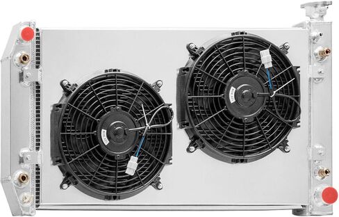 Full Aluminum Radiator Compatible with 1988-1999 Chevy GMC C/K/V/R 1500 2500 3500 Suburban Blazer 5.0L 5.7L V8 4.3L V6 3 Row Core Crossflow Radiators Silverado Cheyenne Sierra WT in Saudi Arabia
