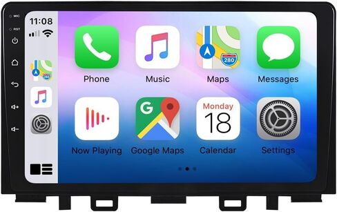 Asure Car Stereo Upgrade for Kia Rio YB/SC 2018-2023 Low-end Version Cars,9 inch 1280x800 Touchscreen 4core 2GB+32GB Car Radio,GPS Navigation Unit with Carplay Android Auto,Car Dash Multimedia Player in Kuwait