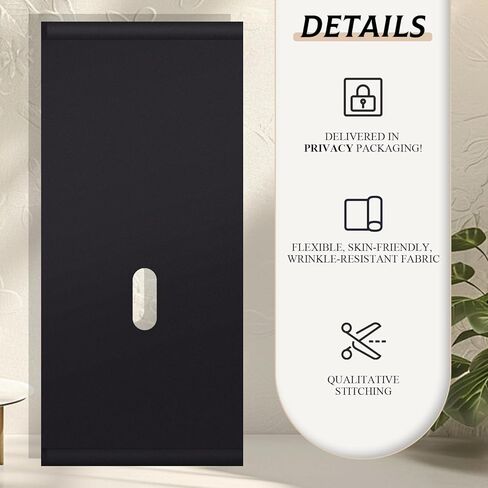 Glory Hole Wall Doorway Kit with Carry Case, Temporary Wall Partition with Hole, BDSM Bondage Toy Portable Gloryhole Adjustable Couple Toy, Fits Most Doorways 28-46"(Pure Black) in Saudi Arabia