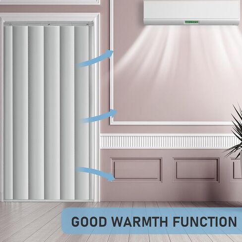 Peryiter Soundproof Blanket Thermal Insulated Door Curtain Thicken Cotton Warm Soundproofing Door Cover Warm Cold Protection for Living Room Garage Front Patio Kitchen(34 x 80 Inches) in Saudi Arabia