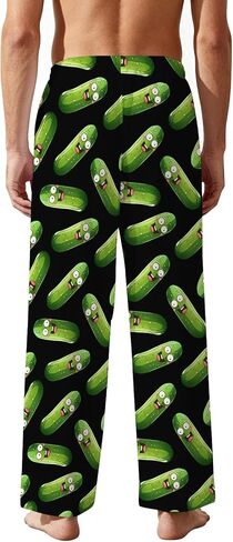 Mens Pickle Pajama Pants, Soft Comfy Pjs Sleep Pants for Women Men, Lounge Bottoms Novelty Sleepwear with Pockets in Saudi Arabia