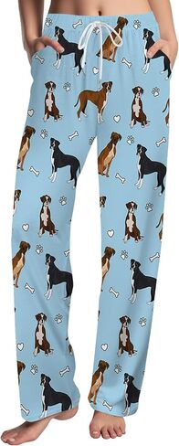 GNEW Funny Dog Pajama Pants – Cozy Dog Print Sleepwear, Unisex Lounge Pants Gift for Pet Lovers in Saudi Arabia
