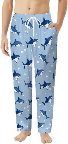 GNEW Cute Animal Pajama Pants – Funny Print Sleepwear for Men Women, Cozy Unisex Lounge Pants Gift in Saudi Arabia