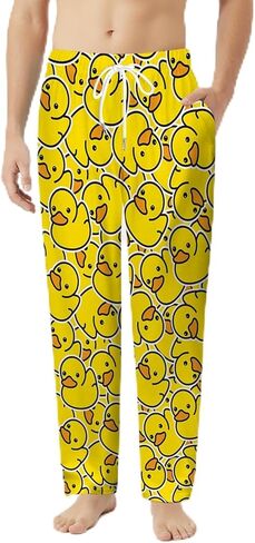 GNEW Cute Animal Pajama Pants – Funny Print Sleepwear for Men Women, Cozy Unisex Lounge Pants Gift in Saudi Arabia