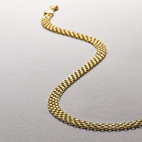 Ross-Simons Italian 18kt Yellow Gold Bismark-Link Necklace in Saudi Arabia