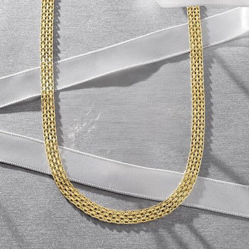 Ross-Simons Italian 18kt Yellow Gold Bismark-Link Necklace in Saudi Arabia