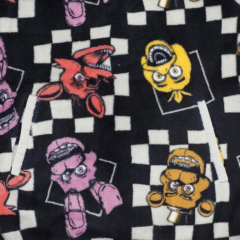 سترة Bioworld Five Nights At Freddy's Character Faces للأولاد بسحاب ربع مربع in Kuwait