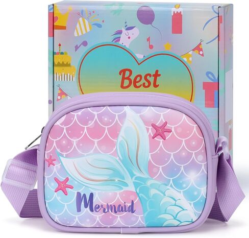 Toddler Purse with Gift Box - Girls Purse for 3 4 5 6 7 8 Year Old Girls Birthday Christmas Gifts Cute Kids Crossbody Bag with Adjustable Strap, Pink Unicorn in Saudi Arabia