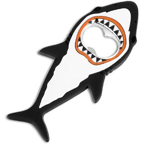 Shark Bottle Opener, Magnetic Beer Bottle Opener for Refrigerator, Silicone Stainless Steel Beer Bottle Opener, Pop Can Soda Can Opener for Boyfriend Husband Father in Kuwait