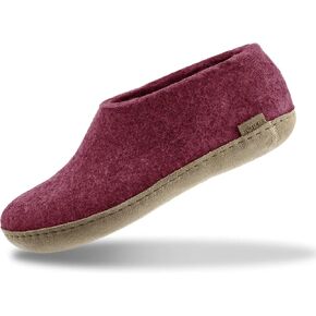 Glerups Wool Shoe Leather Outsole Cranberry EU 35 (US Women's 5-5.5) Medium in Kuwait