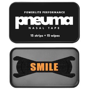 شرائط الأنف من Pneuma - أداء Powerlite (15 قطعة + 15 منديلًا) - شرائط الأنف للتنفس - شرائط الأنف الرياضية ذات القوة الإضافية وشرائط الأنف للجري لتعزيز تناول الأكسجين (الإيمان) in Kuwait