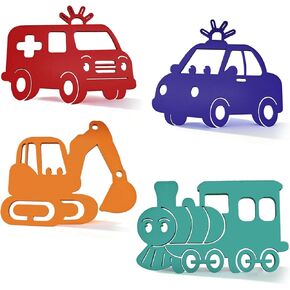 4 Pcs Space Trio Nursery Wall Decor Astronaut Wooden Wall Decor Space Themed Bedroom Decor Solar System Stickers for Nursery Playroom Bedroom Wall Decor Sticker Decal in Kuwait