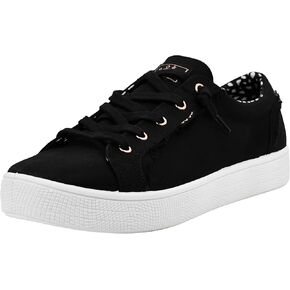 Skechers Women's Bobs 113328 P Sneaker, Black, 9.5 in Kuwait