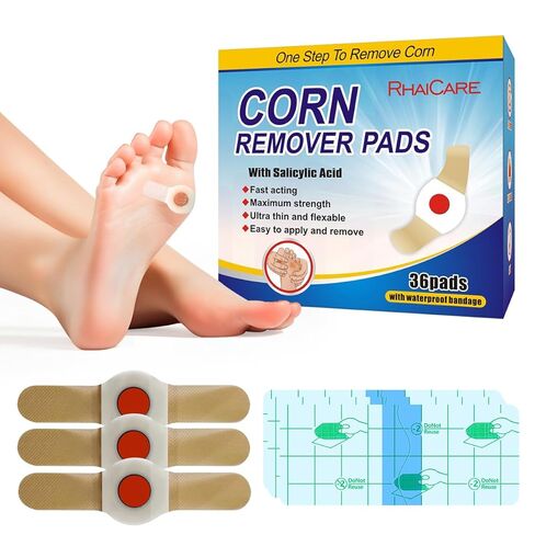 Corn removers for Toes feet Bottom of Foot Corn Remover(24 Count),Corn Pads Remover for Toes feet with 40% Salicylic in Kuwait
