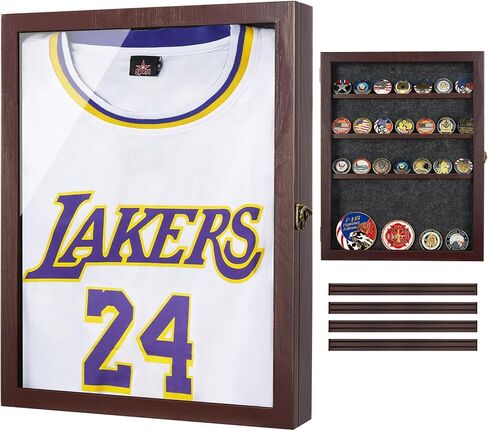 AW BRIDAL 11X16 Large Shadow Box Picture Frames Deep Shadow Boxes Display Cases with Removable Shelves and Drawers, Brown Wooden Memory Boxes for Keepsakes with Slot Christmas Decorations Gifts in Saudi Arabia