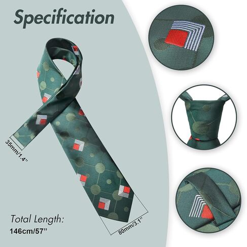 Men's Tie Classic Christmas Necktie for Halloween Party Dress up in Saudi Arabia