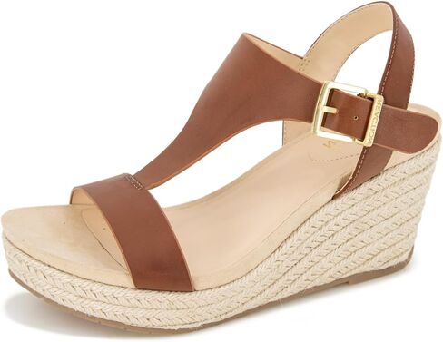 Kenneth Cole REACTION Women's Card Wedge, Soft Gold PU, 6 in Kuwait