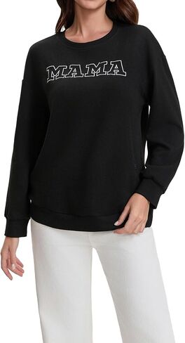 Aeargiv Women Waffle Knit Mama مع السحابات الرضاعة الطبيعية للبلوزات ماما مطرزة على قمم التمريض المسحوق in Saudi Arabia