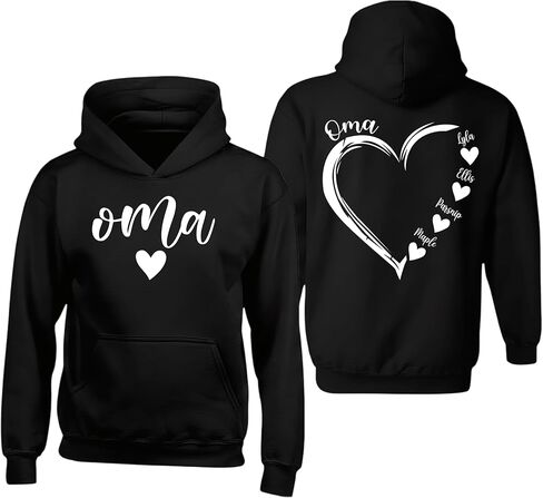 GODMERCH بلوزات مخصصة للأم، قمصان مخصصة بأسماء الأطفال، هدايا لعيد الأم في عيد الميلاد in Kuwait