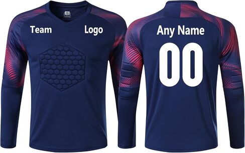 Customized Goalie Jersey Soccer for Adult/Kids Goalkeeper Jersey Personalized Men's Long Sleeve and Pants Suit in Saudi Arabia