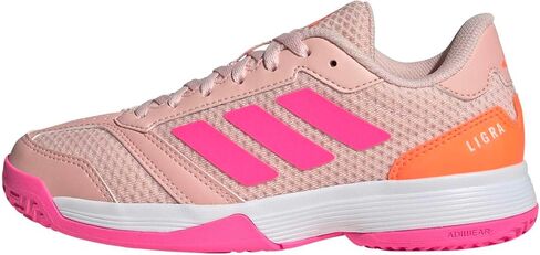 حذاء رياضي Adidas للجنسين للأطفال Ligra 8 للاستخدام الداخلي (للأطفال الكبار الصغار). in Kuwait