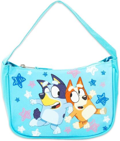 Bluey Bag for Girls Ages 10-12 Set - Bundle with Handbag Purse Plus Stickers, More | Bluey and Bingo Travel Accessories Pack for Kids in Saudi Arabia