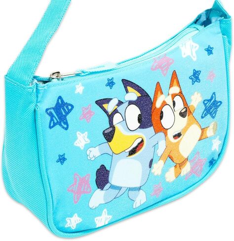 Bluey Bag for Girls Ages 10-12 Set - Bundle with Handbag Purse Plus Stickers, More | Bluey and Bingo Travel Accessories Pack for Kids in Saudi Arabia