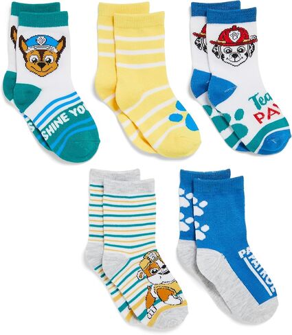 Nickelodeon boys Paw Patrol 5 Pack Crew Socks in Saudi Arabia