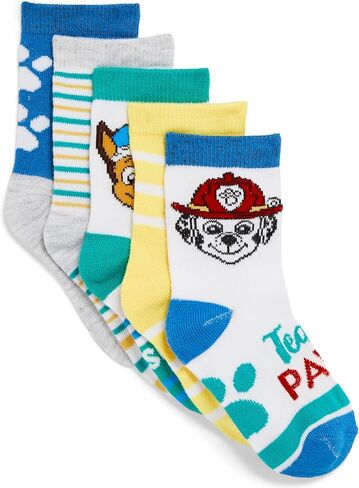 Nickelodeon boys Paw Patrol 5 Pack Crew Socks in Kuwait