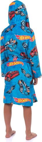 INTIMO Hot Wheels Robe للأولاد رداء حمام بغطاء للرأس من الصوف الناعم مع إغلاق برباط للأطفال in Kuwait