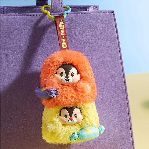 MINISO Disney Mickey Mouse Family Candy Series Keychain Blind Box قطيفة - حقيبة ساحرة قابلة للجمع، هدية مفاجأة عيد ميلاد للأصدقاء والعائلة، صندوق واحد in Saudi Arabia