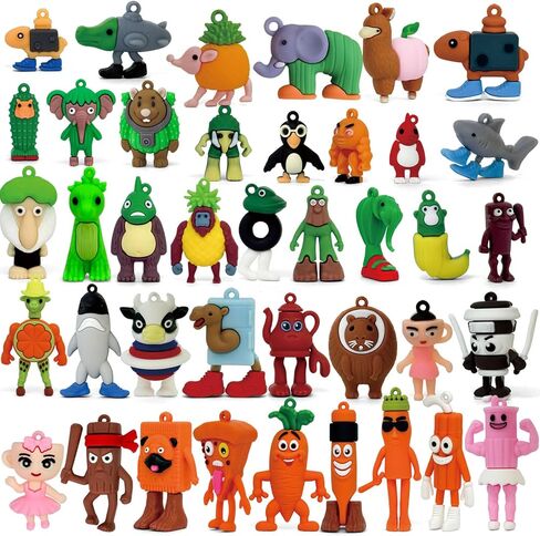 39PCS Italian Brainrot Toys,Tralalero Tralala Action Figures Keychain,Brainrot Meme Shark Figures ToysUnique Key Chain,Decorations Gifts for Fans Office Room Figurine Decor in Saudi Arabia