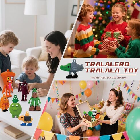 39PCS Italian Brainrot Toys,Tralalero Tralala Action Figures Keychain,Brainrot Meme Shark Figures ToysUnique Key Chain,Decorations Gifts for Fans Office Room Figurine Decor in Saudi Arabia
