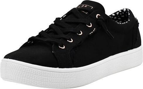 Skechers Women's Bobs 113328 P Sneaker, Black, 9.5 in Kuwait