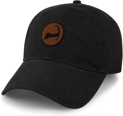 Cape Cod Circle Leather Patch Dad Hat in Saudi Arabia