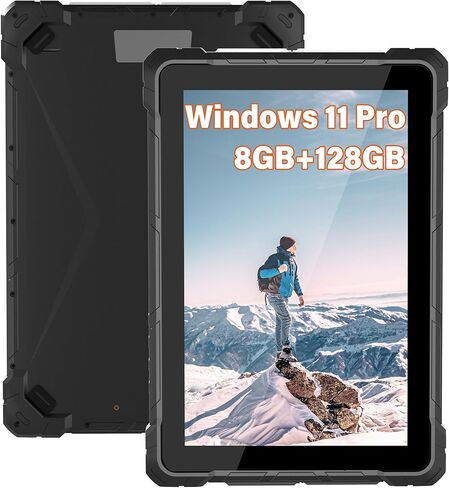 10.1 Inch Rugged Tablet,Celeron N4000 4GB RAM/64GB ROM,IP67 Waterproof,16000mAh/3.7V Battery,BT 4.2,Dual Wi-Fi 5.0 in Kuwait
