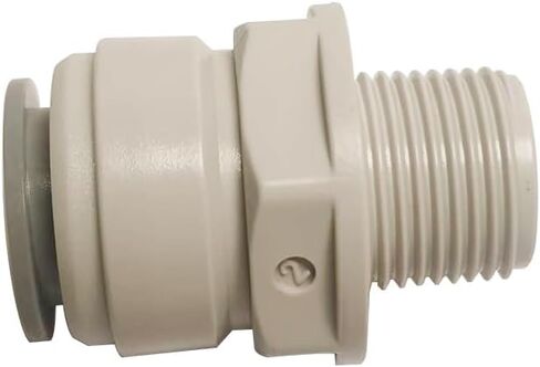 MALIDA Push to Connect Fitting Straight Union Quick Connector, 1/2" to 3/8" O.D. tube water line Fitting for Water Filtration Filter Purifiers RO Systems,10pcs. in Kuwait