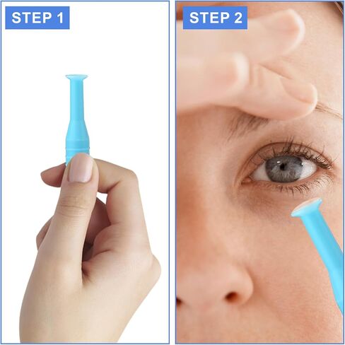 4pcs Contact Lens Remover Tool, Silicone Hard Contact Lens Plunger Suction Cup for RGP Lens Inserter Removal Tool Eye Contact Remover Tool for RGP Lens in Saudi Arabia