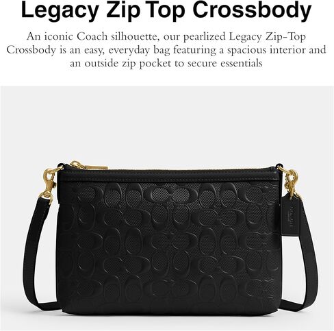 حقيبة كروس للسيدات من COACH Legacy بسحاب علوي من الجلد المميز in Saudi Arabia