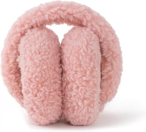 F Flammi Ear Muffs for Winter Women, Adjustable Head Band Fuzzy Faux Fur Earmuffs Foldable Ear Warmer Girl Soft Smiley Face in Saudi Arabia